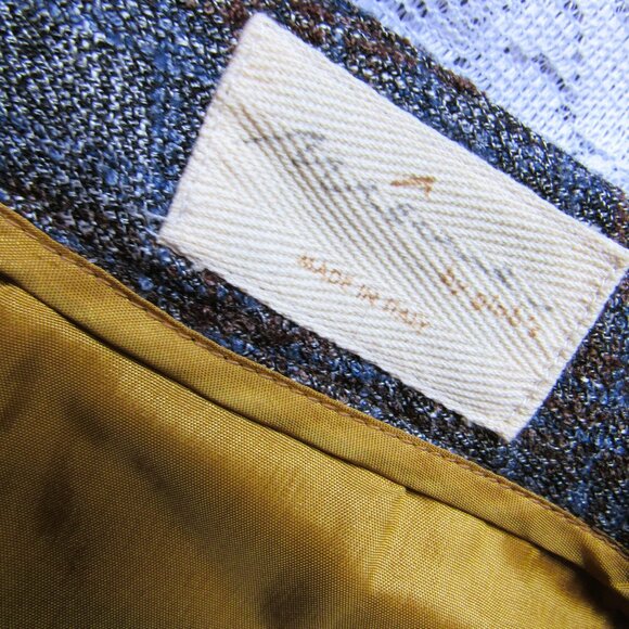 Nierne by giab's Made Italy Grey/Brown/Blue Capri  Women Pants Size 44 IT (M) - Picture 2 of 10